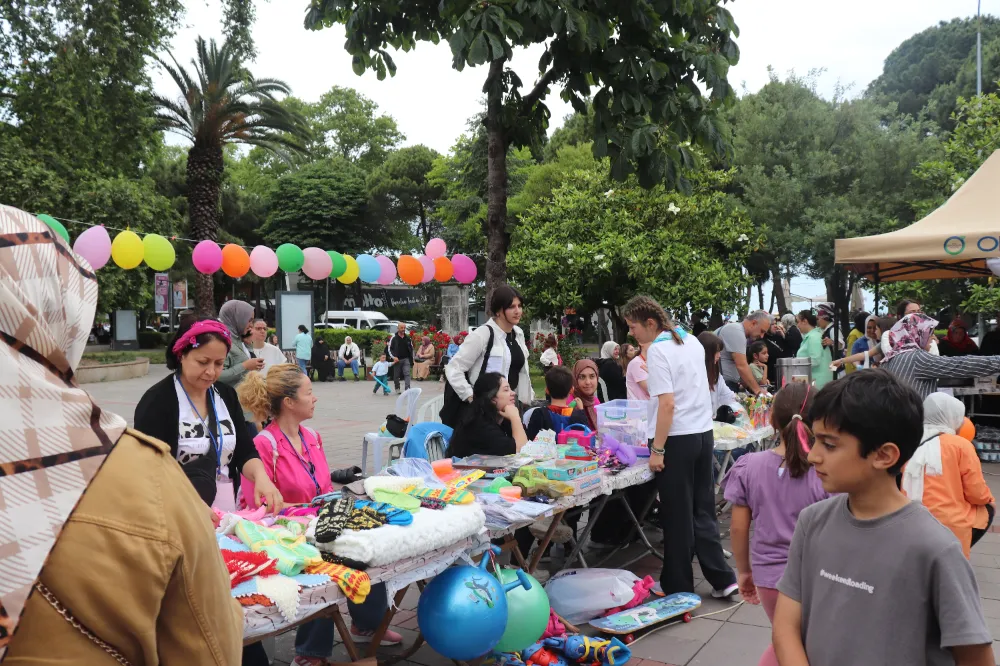Gökçe bebek için Cumhuriyet İlkokulu’nda dayanışma kermesi