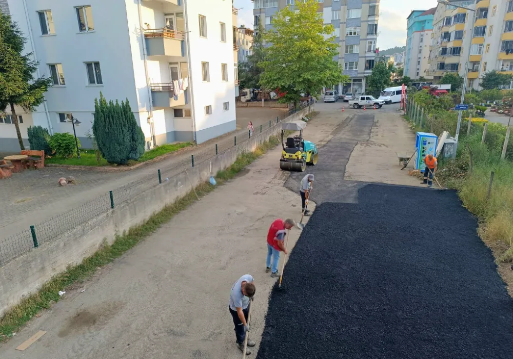 Fatsa’da ulaşım konforu için asfalt atağı