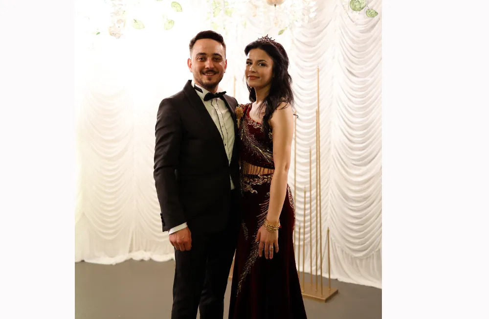 Benimse ve Hüseyin bir ömür boyu mutluluğa ‘evet’ dedi 