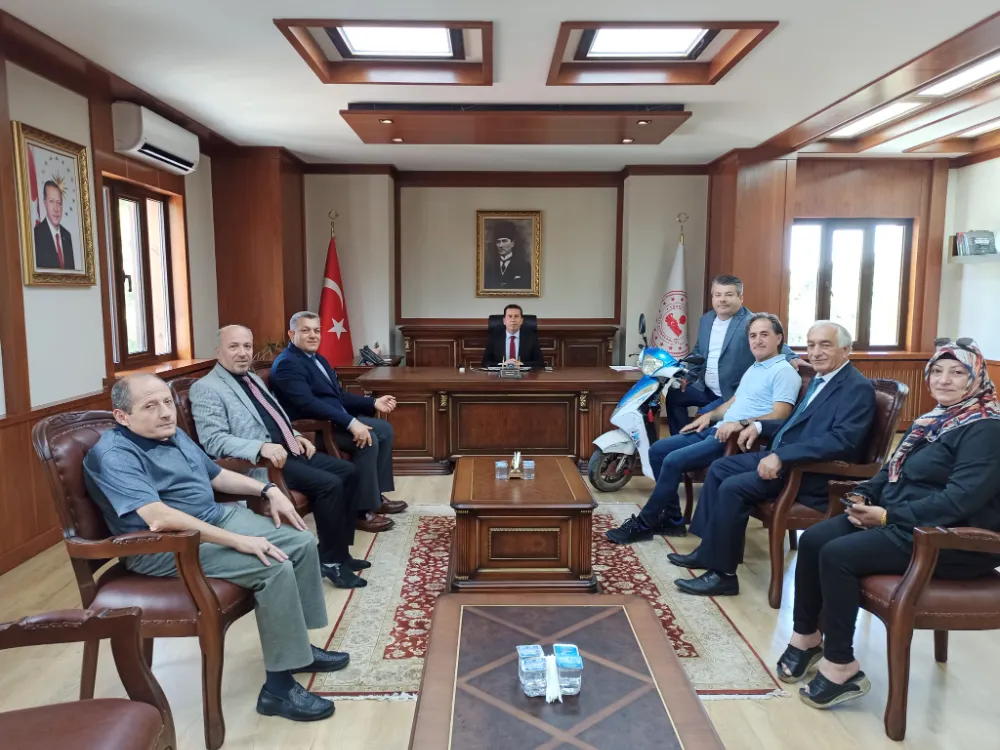 ÜSTP’den Kaymakam Işık’a Gökçe bebek ziyareti