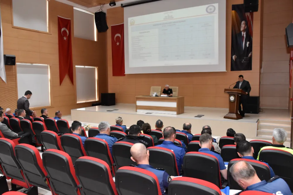 Emniyet Teşkilatı, mayıs ayı Güvenlik Değerlendirme Toplantısını yaptı