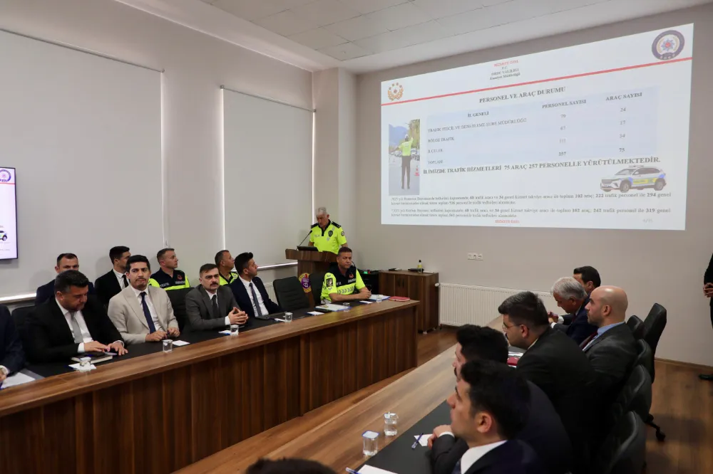 Ordu’da trafik hizmetleri masaya yatırıldı