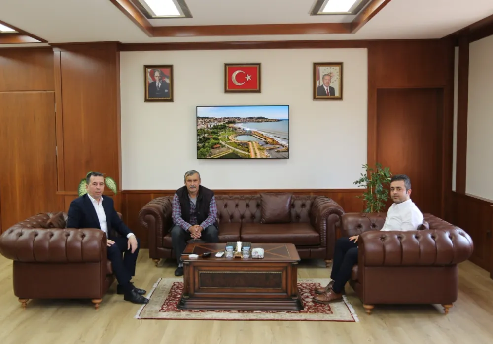 Şehit babasından Kaymakam Işık’a anlamlı ziyaret