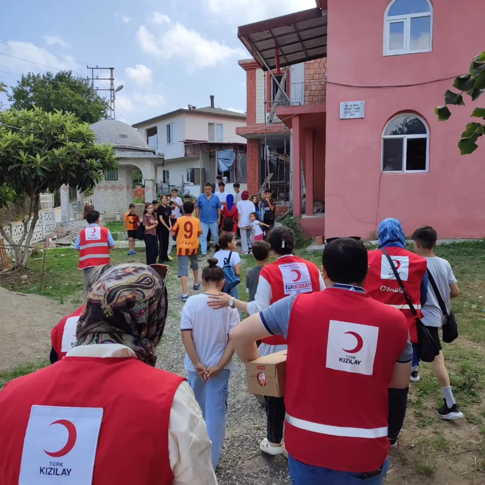 Kızılay Ünye Şubesi’nden Yaz Kur’an Kurslarına ziyaret