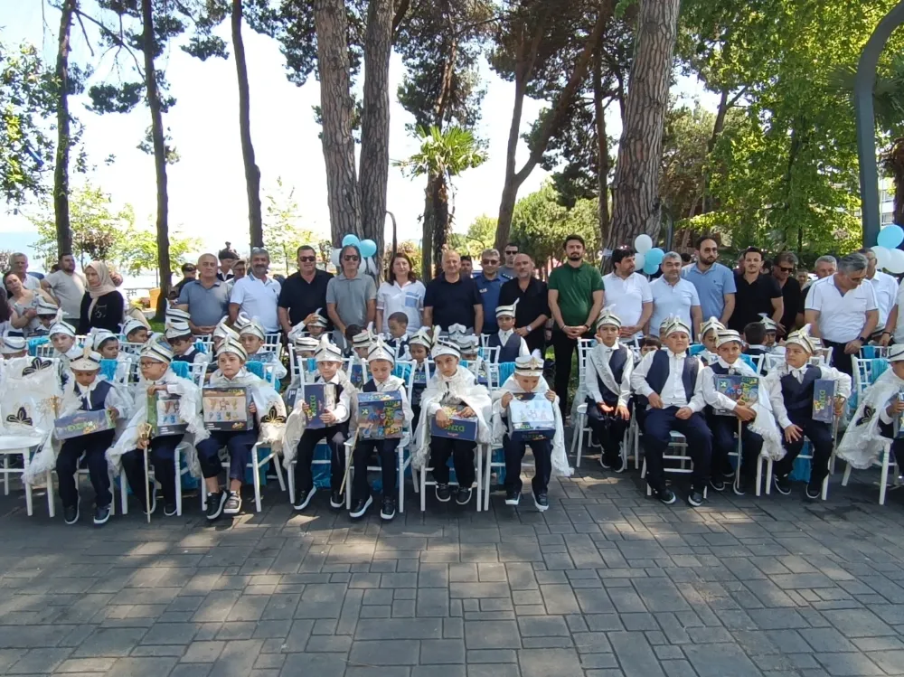 Şevki Yiğit, 70 çocuğun sevincine ortak oldu