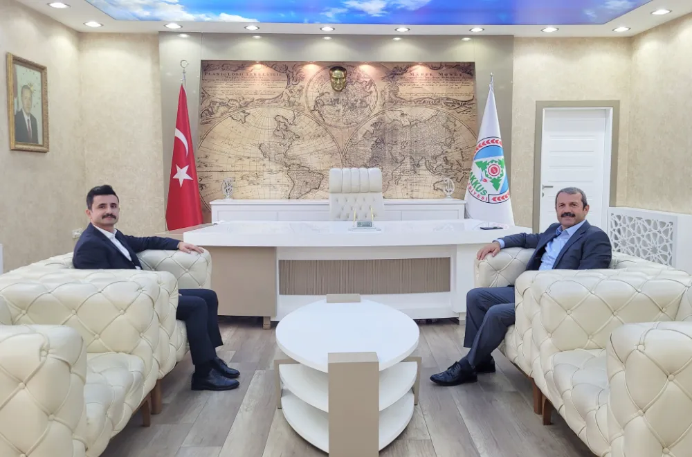 Kaymakam Tokaç’tan Akkuş’a veda ziyareti