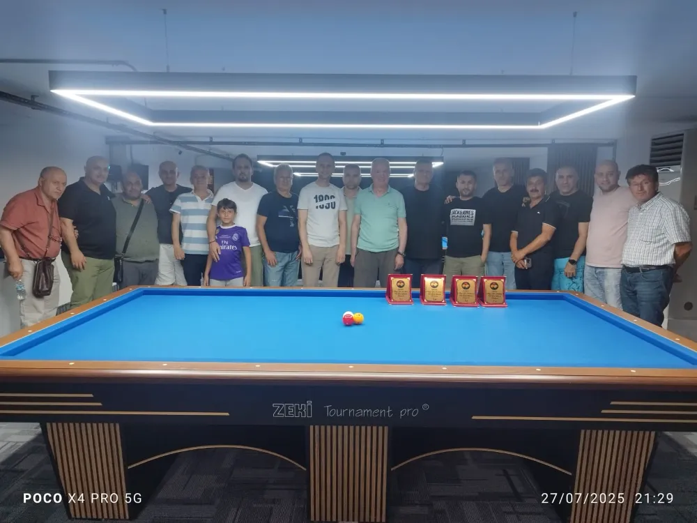 Ünye’de düzenlenen 3 Bant Bilardo  Bölge Şampiyonası sona erdi…