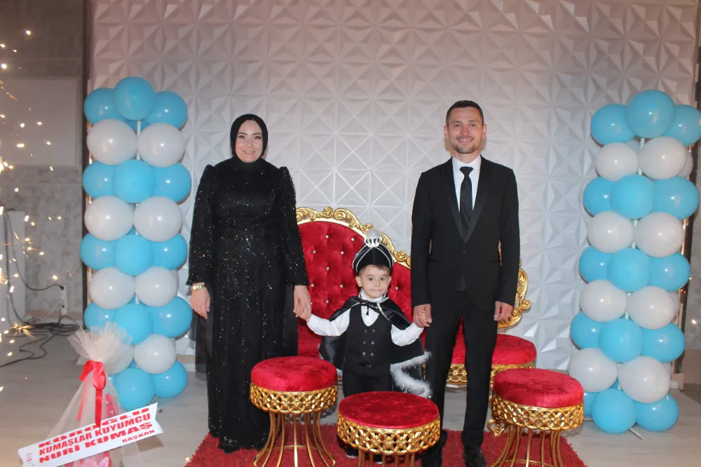 Davut Talha Köse sünnet olmanın heyecanı yaşadı