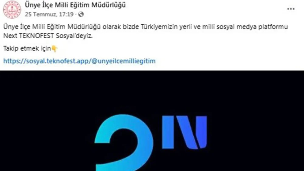 Ünye Milli Eğitim, Next TEKNOFEST Sosyal’de!