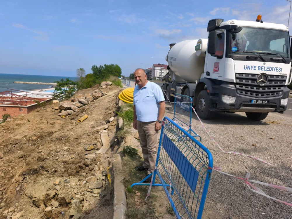 Ünye’nin batısı bisiklet ve yürüyüş yoluna kavuşacak