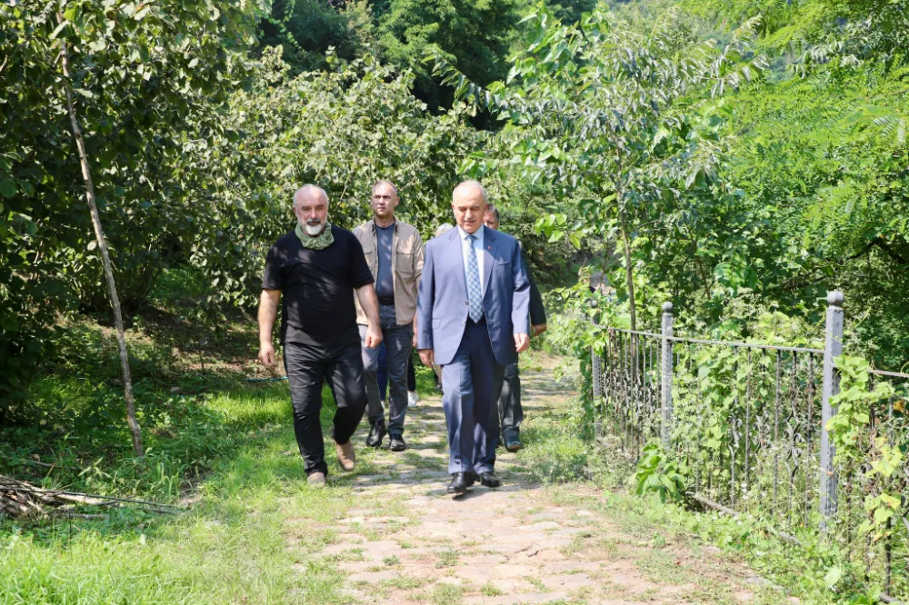 Vali Erol, Küpkaya Kanyonu’nda incelemelerde bulundu