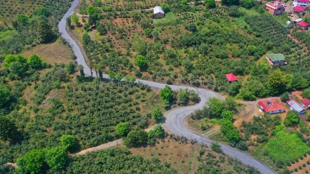 Akkuş’tan Samsun’a bağlantı sağlayan yolda sona doğru… 