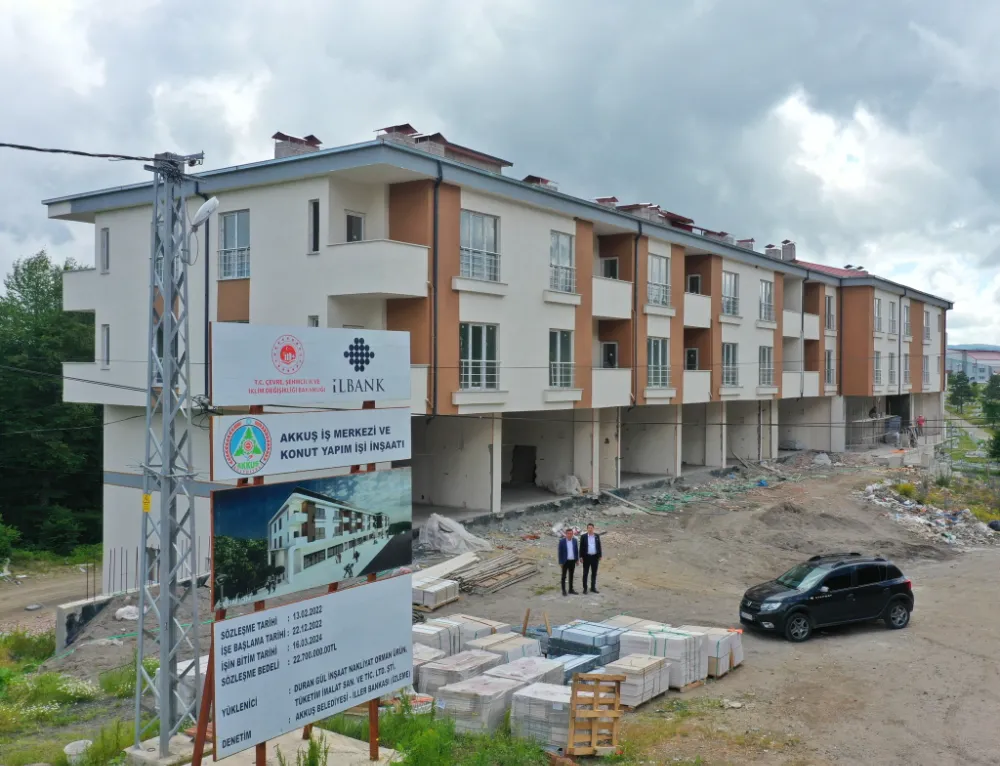 Akkuş Belediye İş Merkezi projesinde sona doğru…