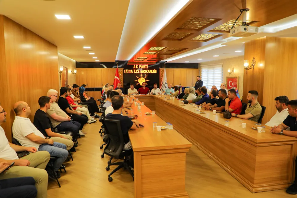 Başkan Kibar, AK Parti Fatsa İlçe Danışma Meclisi Toplantısı'na katıldı