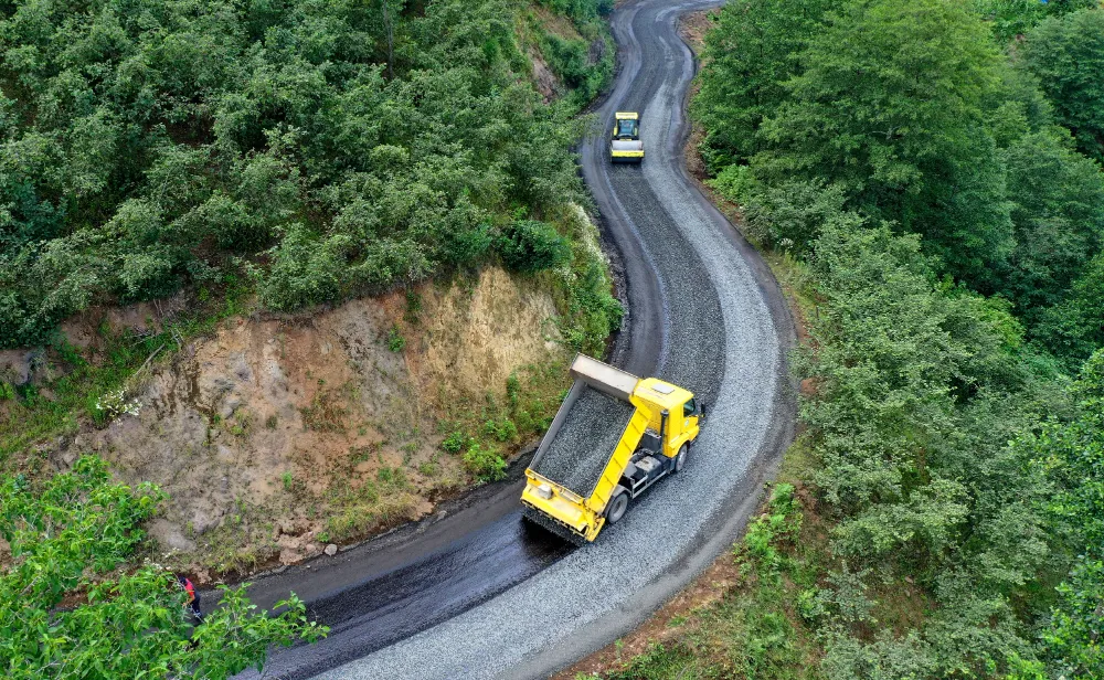 Ordu-Samsun sınırı asfaltla buluştu