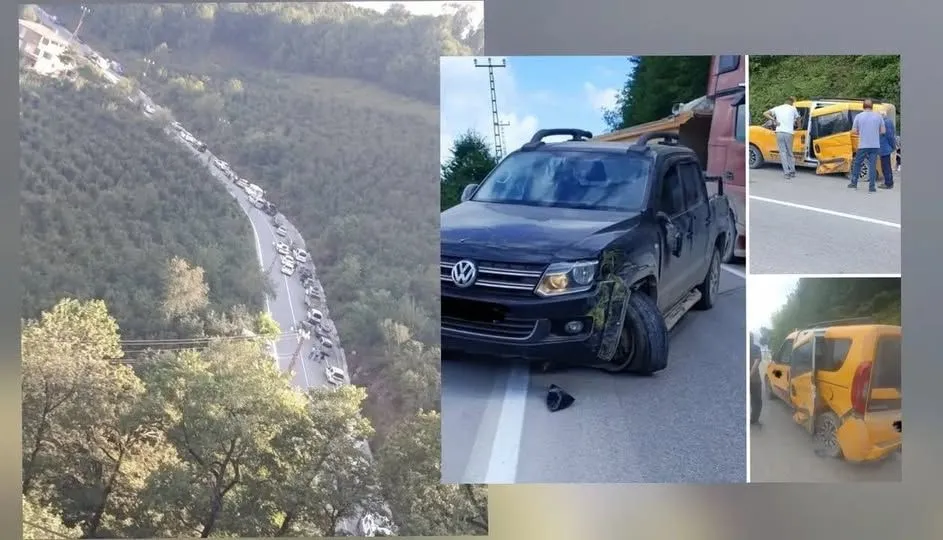 Aybastı Yayla yolunda kaza…