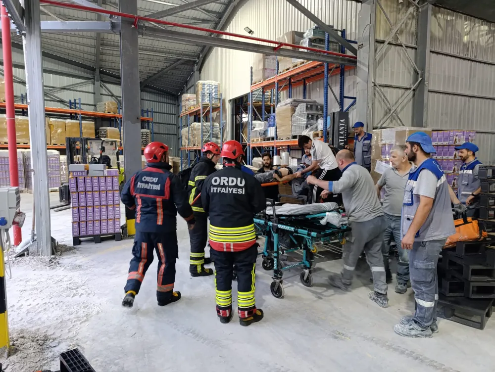 Fatsa’da iş kazasında Ünyeli genç ağır yaralandı