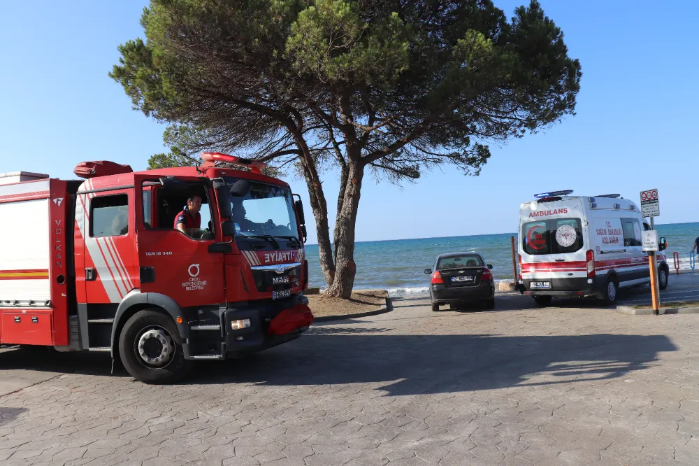 Ünye’de boğulma tehlikesi geçiren kurtarıldı
