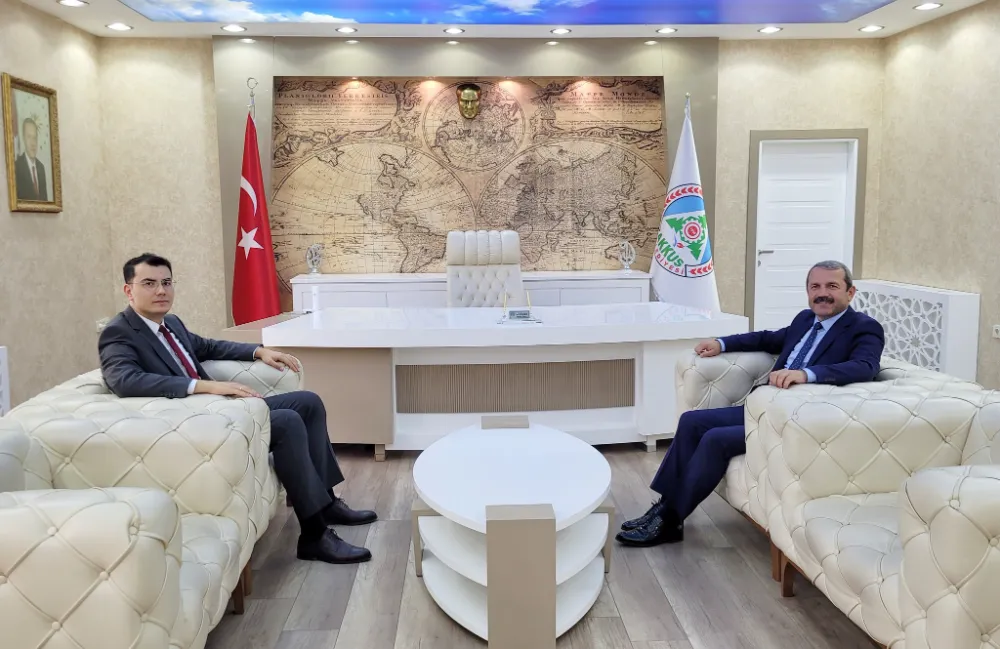 Akkuş Kaymakam Vekili Özhan’dan Başkan Demirci’ye ziyaret
