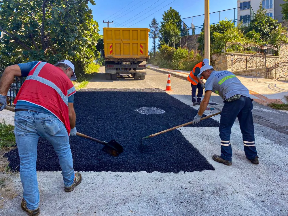 Fatsa’da asfalt ve yol bakım çalışmaları hız kesmiyor
