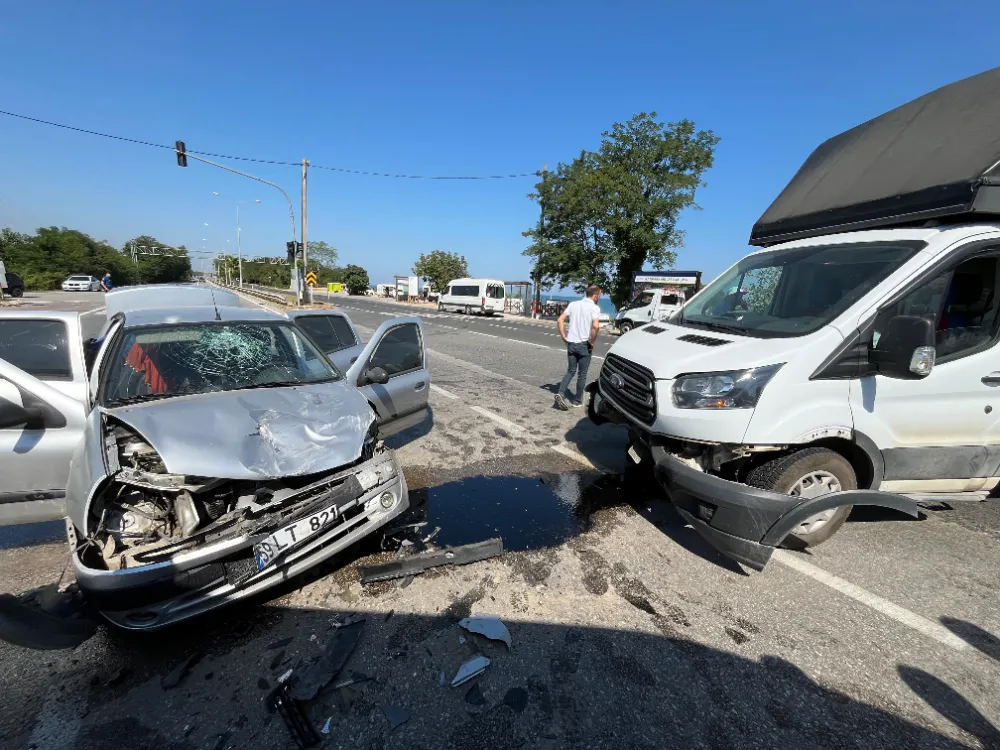 TOKİ Kavşağında kaza; 5 yaralı… 