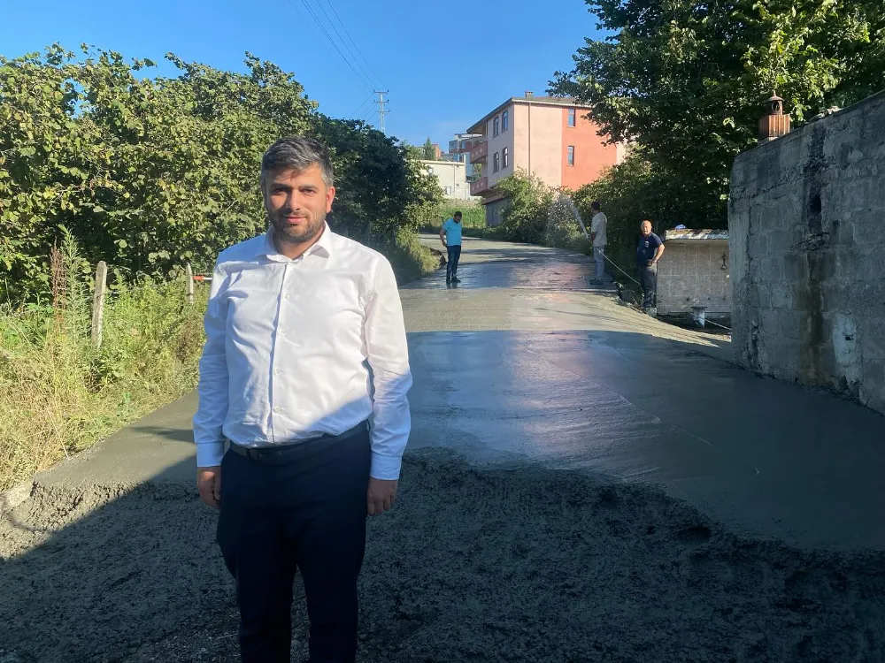 Çaybaşı’nda yol seferberliği…