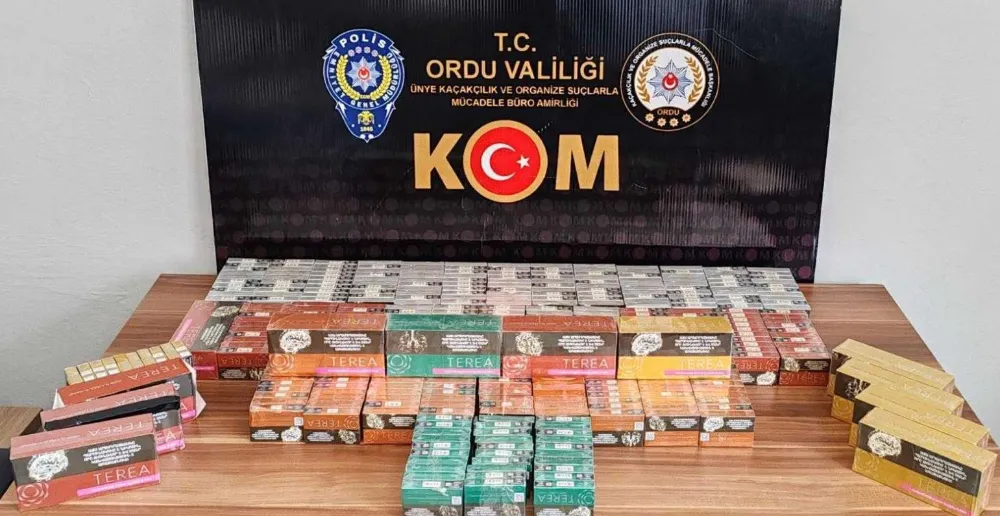 Ünye’de kargoda kaçak elektronik sigara tütünü ele geçirildi!