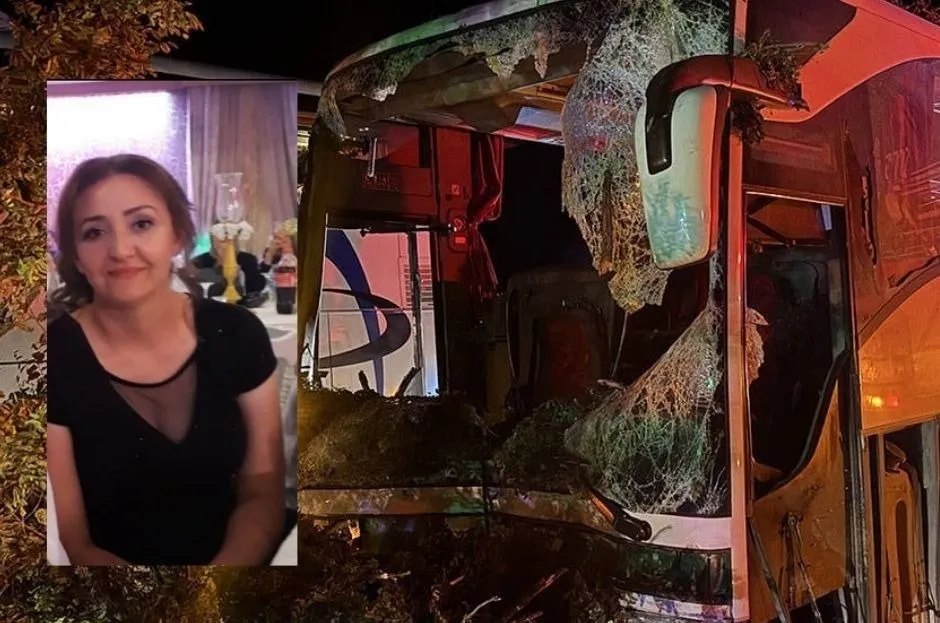 Yolcu otobüsü kazasında Ordulu kadın hayatını kaybetti 
