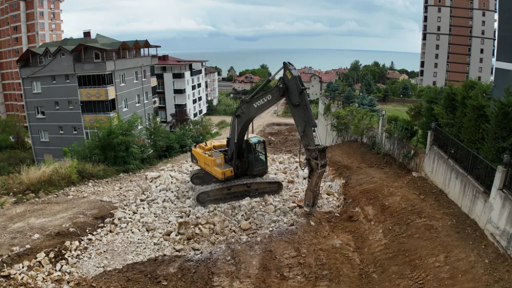 Fatsa Dolunay’da altyapı çalışmaları sürüyor