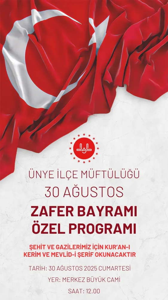 Şehit ve gaziler, 30 Ağustos’ta dualarla anılacak 