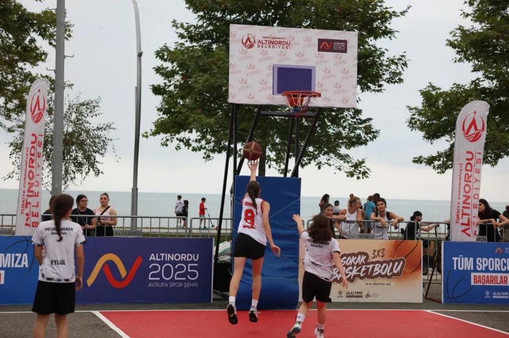 Avrupa spor şehri Altınordu’da 3x3 basketbol heyecanı başladı