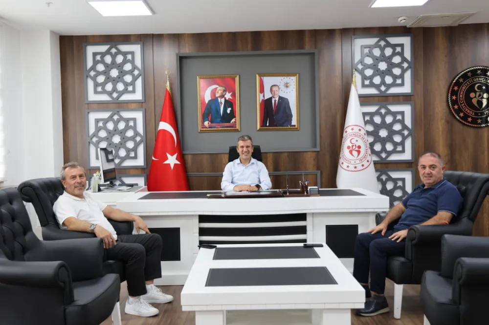 Başkan Alparslan’dan Gençlik ve Spor İl Müdürü Yüksel’e hayırlı olsun ziyareti