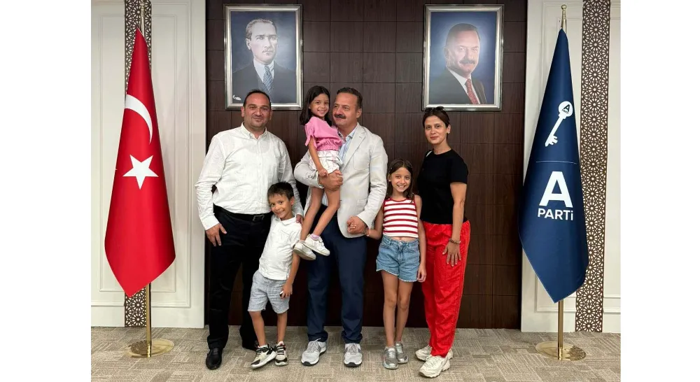 Genel Başkan Ağıralioğlu, Başkan Güney ve ailesini ağırladı 