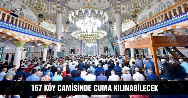 167 köy camisinde Cuma kılınabilecek