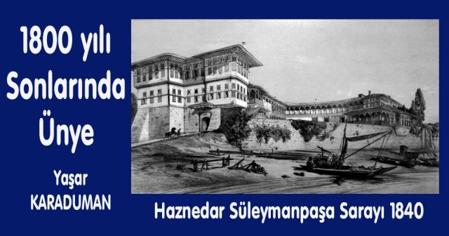 1800 yılı Sonlarında Ünye