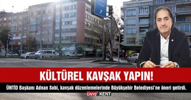 Akkuş-Niksar Caddesi girişine ‘Kültürel Kavşak’..