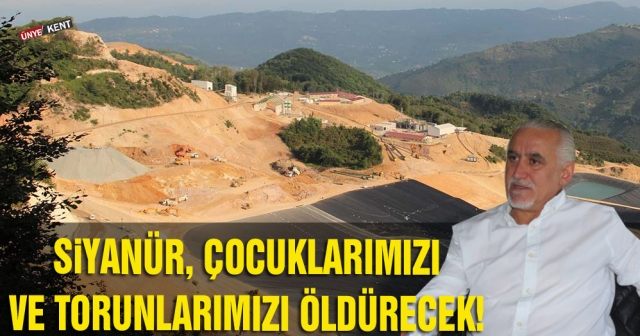 Siyanür, çocuklarımızı ve torunlarımızı öldürecek!