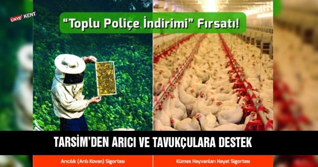 TARSİM’den arıcı ve tavukçulara destek